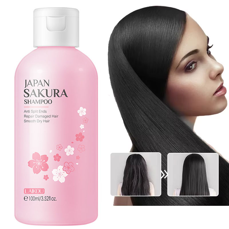 Hair Care Vitamin E - LAIKOU Japan Sakura Shampoo Repair Damaged