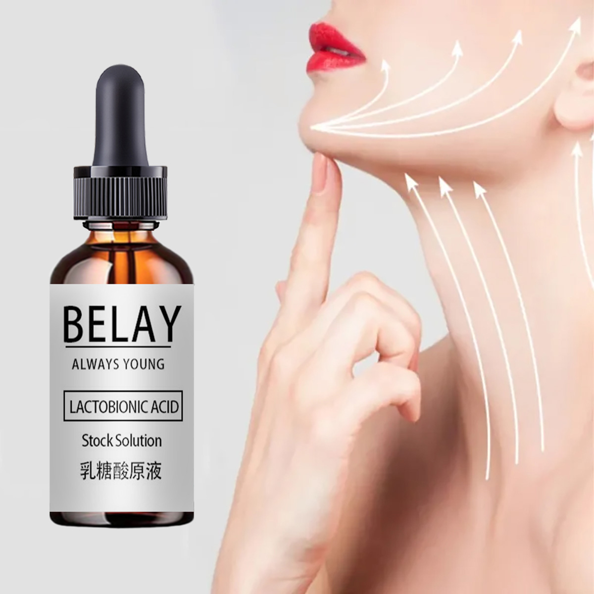 Silk Press Serum - Lactobionic Acid Shrink Pores Serum Korean