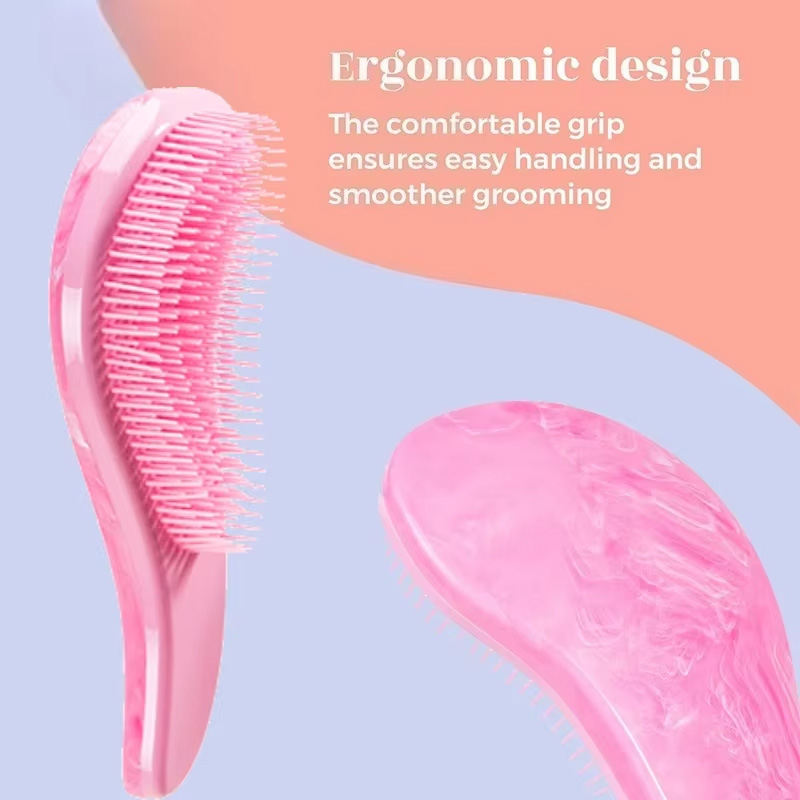 2pcs Magic Detanglng Hair Brus - Hair Care Set 评论和价格