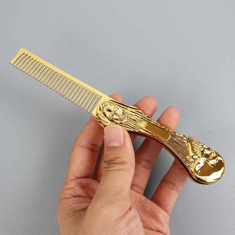 1Pc Zinc Alloy Portable Foldin - Hair Care Zinc 评论和价格