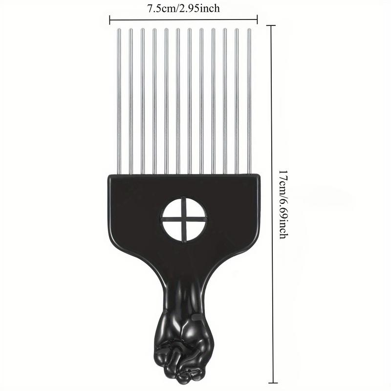 2Pcs Metal Afro Pick Combs for - Afro Pick Comb 评论和价格