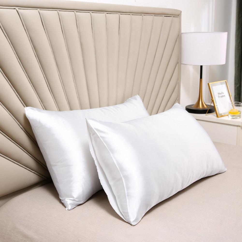 Luxury Satin Pillow Case For H - Satin Pillowcase Silk 评论和价格