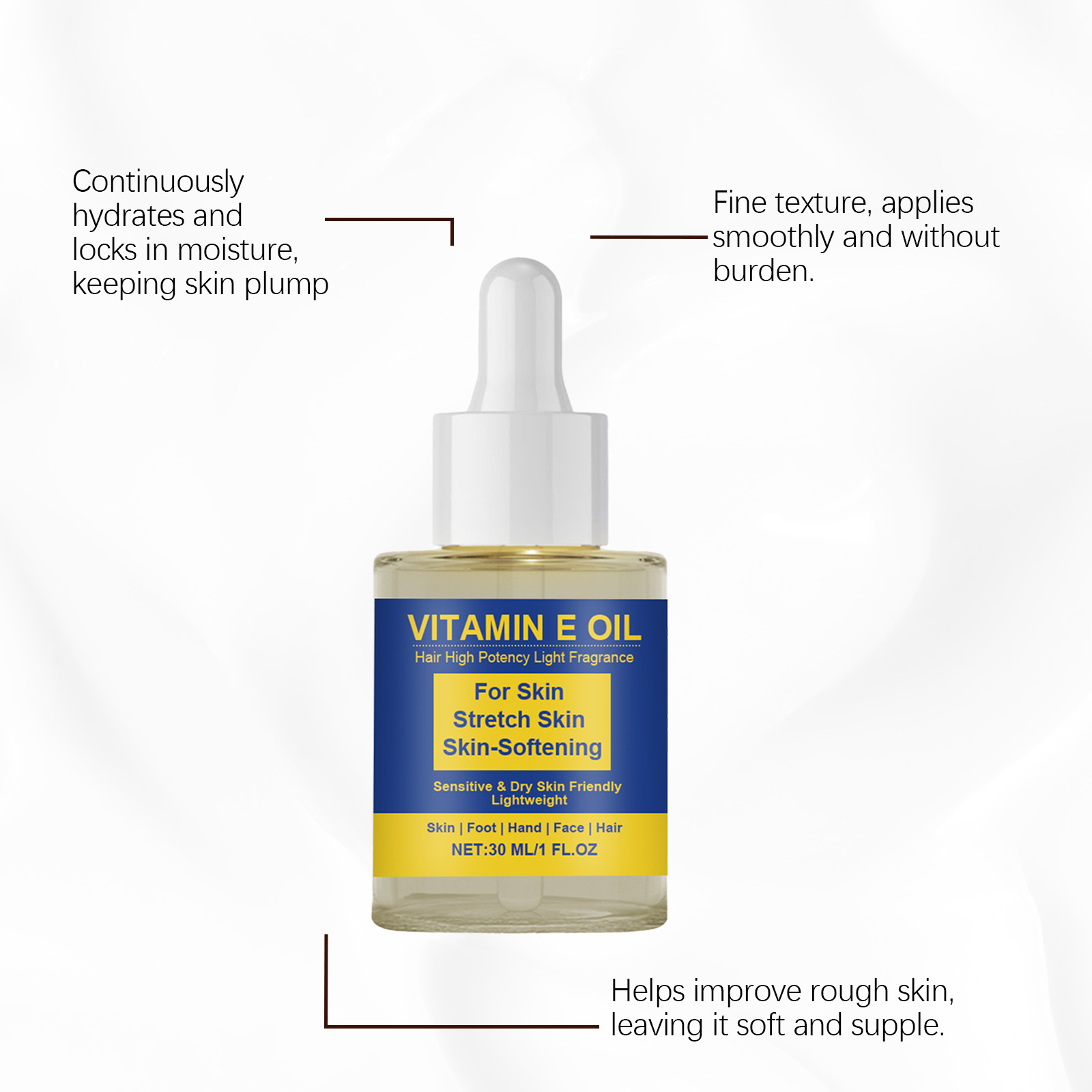 Vitamin E Oil - Gentle Hydrati - Hair Care Vitamin E 评论和价格