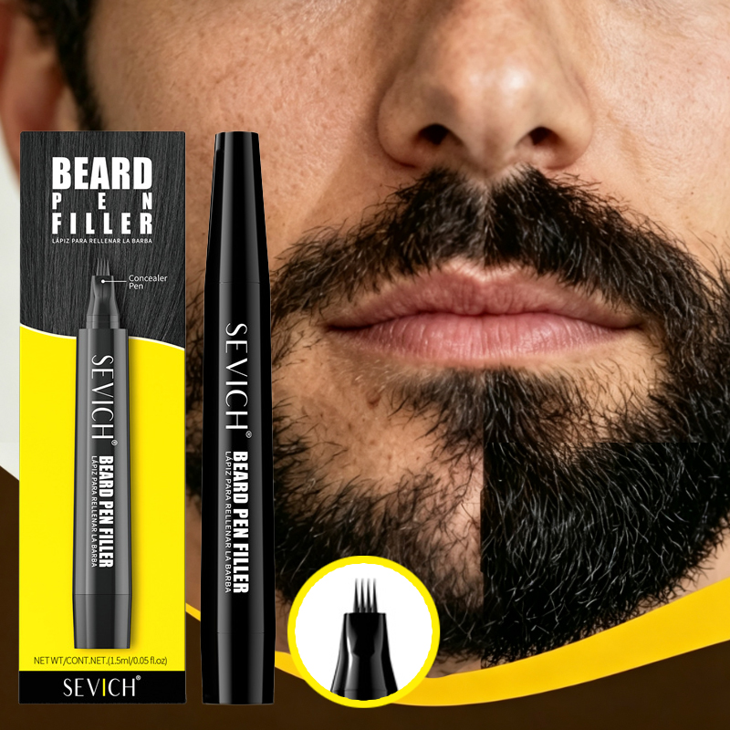 Black Beard Filler Pen for Men - Hair Care Vitamin E 评论和价格