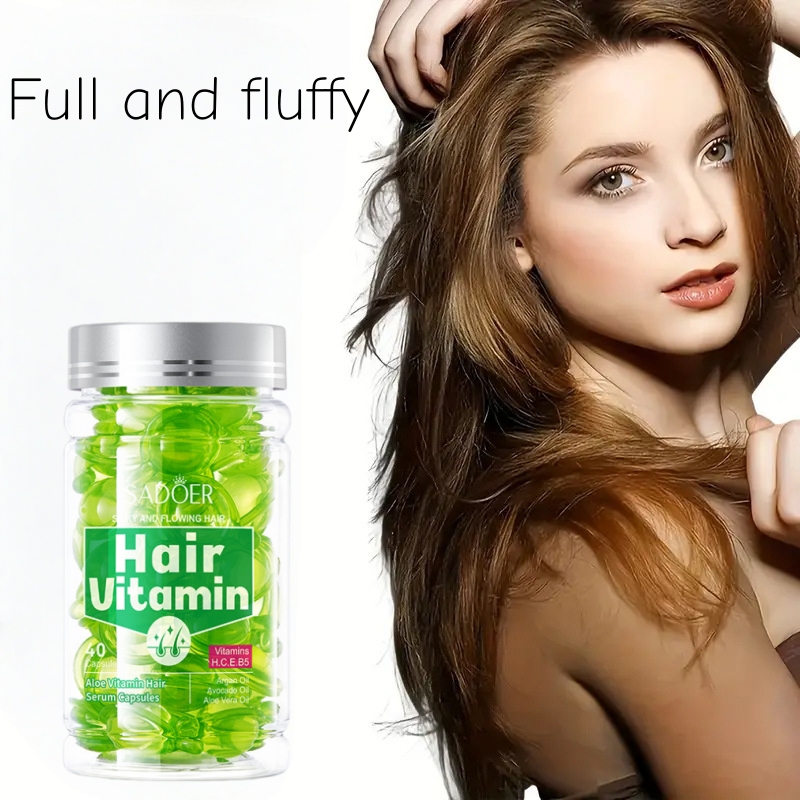 40Pcs Aloe Vera Vitamin Hair C - Hair Care Vitamin E 评论和价格