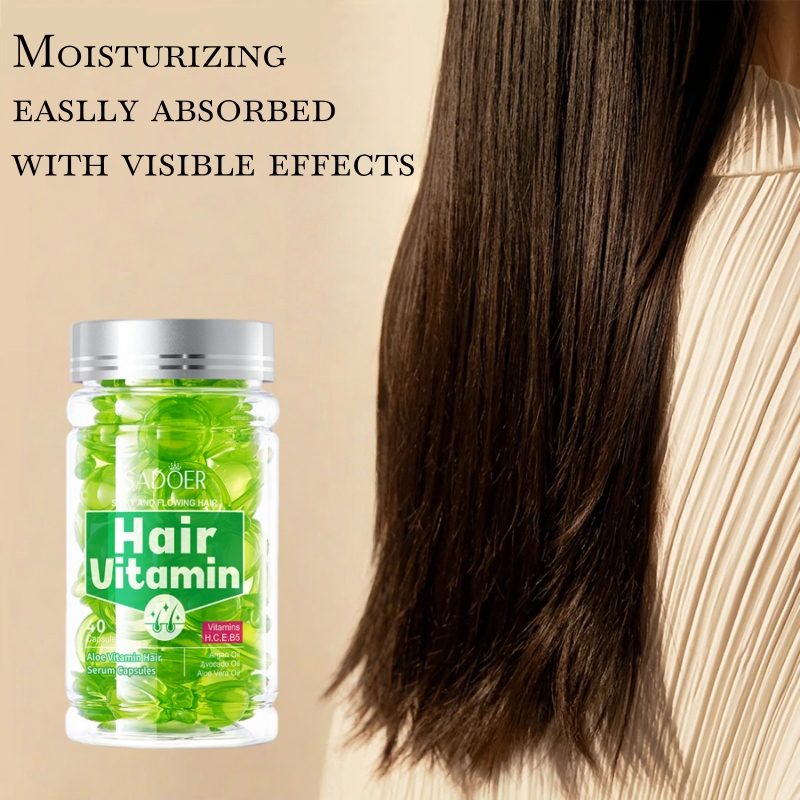 40Pcs Aloe Vera Vitamin Hair C - Hair Care Vitamin E 评论和价格