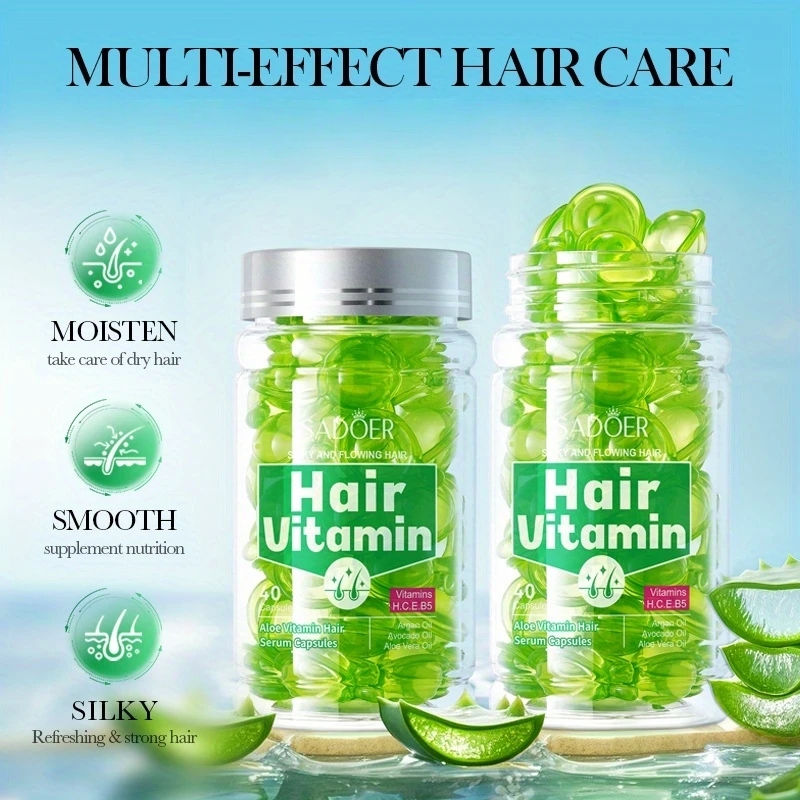 40Pcs Aloe Vera Vitamin Hair C - Hair Care Vitamin E 评论和价格
