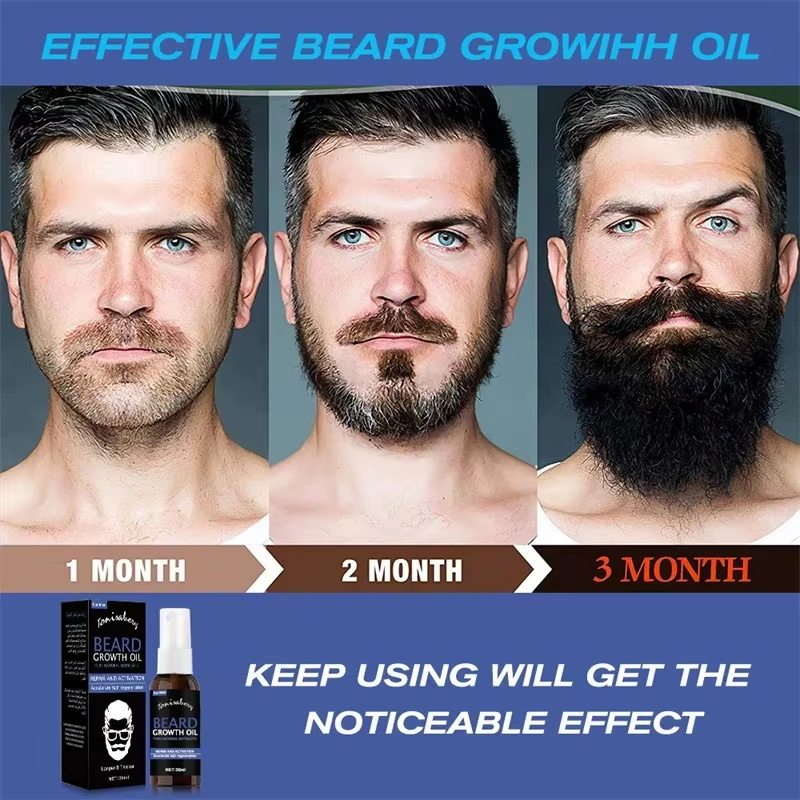 Beard Growth Oil Beard Wax Bal - Hair Care Vitamin E 评论和价格