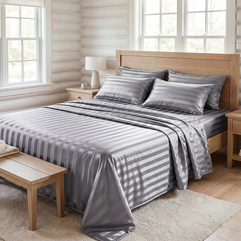 Wrinkle Resistant Striped Sati - Satin Pillowcase Silk 评论和价格