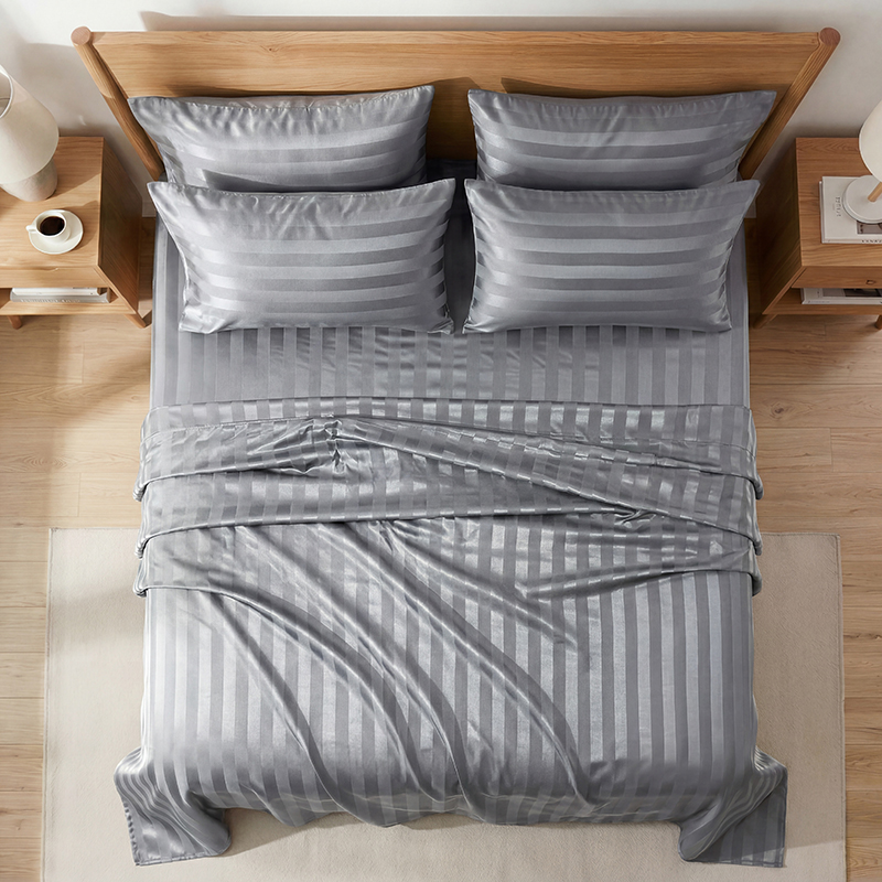 Wrinkle Resistant Striped Sati - Satin Pillowcase Silk 评论和价格