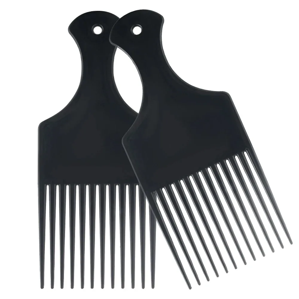 Wide Teeth Brush Pick Comb For - Afro Pick Comb 评论和价格