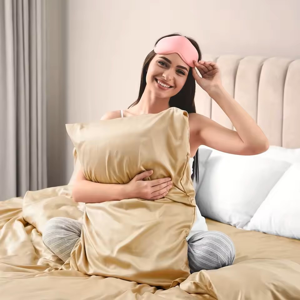 1PC Satin Pillowcase for Hair  - Satin Pillowcase Silk 评论和价格