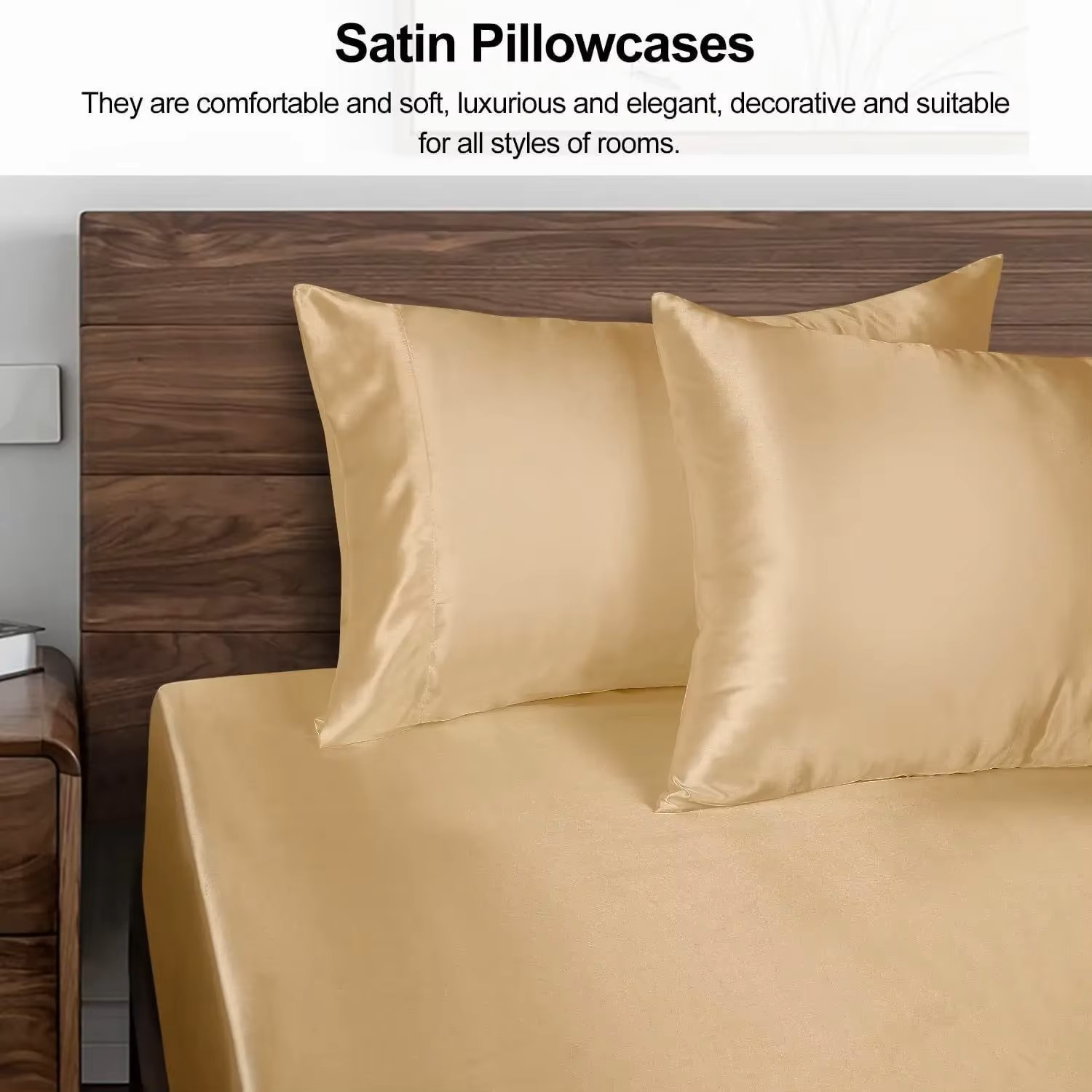 1PC Satin Pillowcase for Hair  - Satin Pillowcase Silk 评论和价格