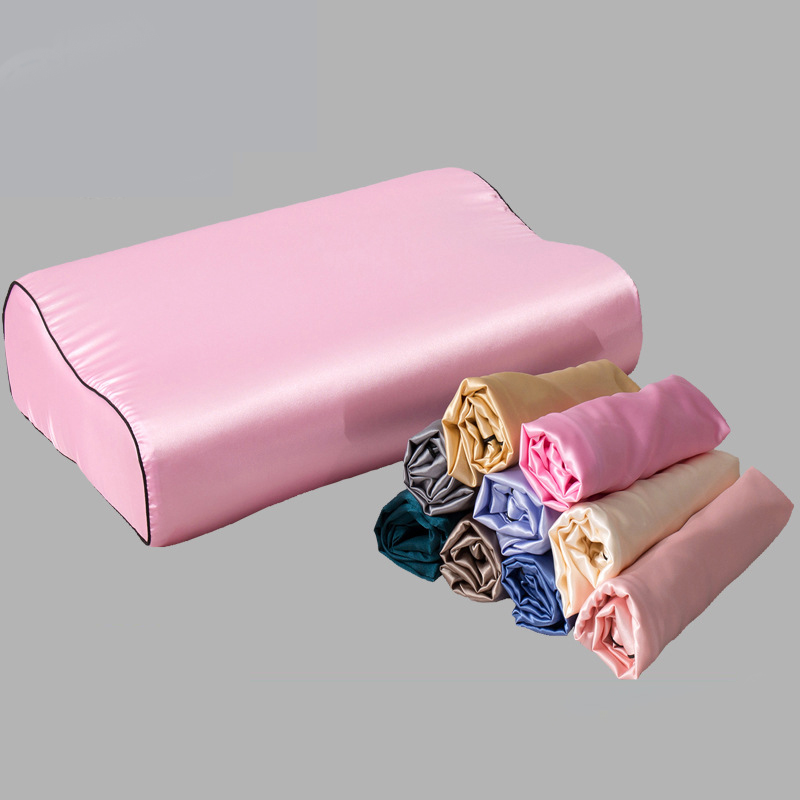 Imitation Silk Satin Latex Pil - Satin Pillowcase Silk 评论和价格