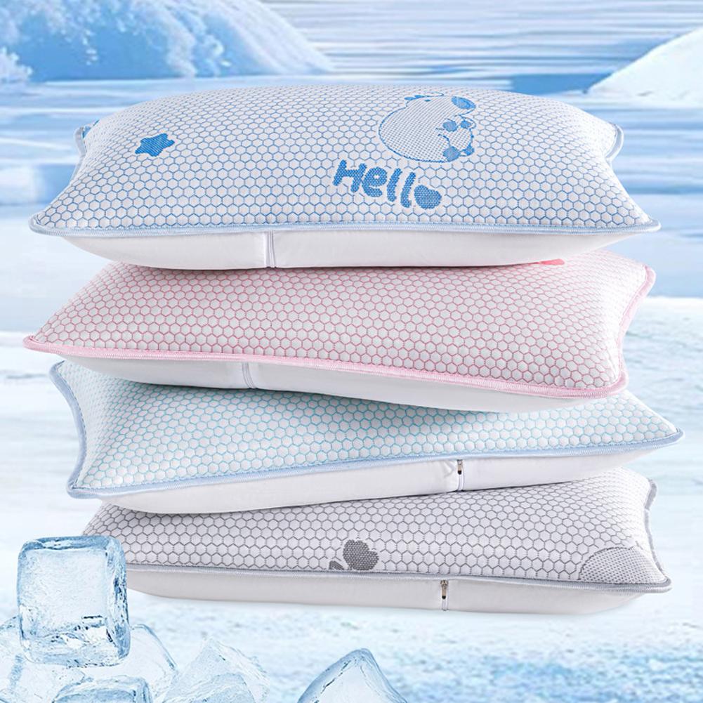 Summer Coolness Ice Silk Pillo - Satin Pillowcase Silk 评论和价格