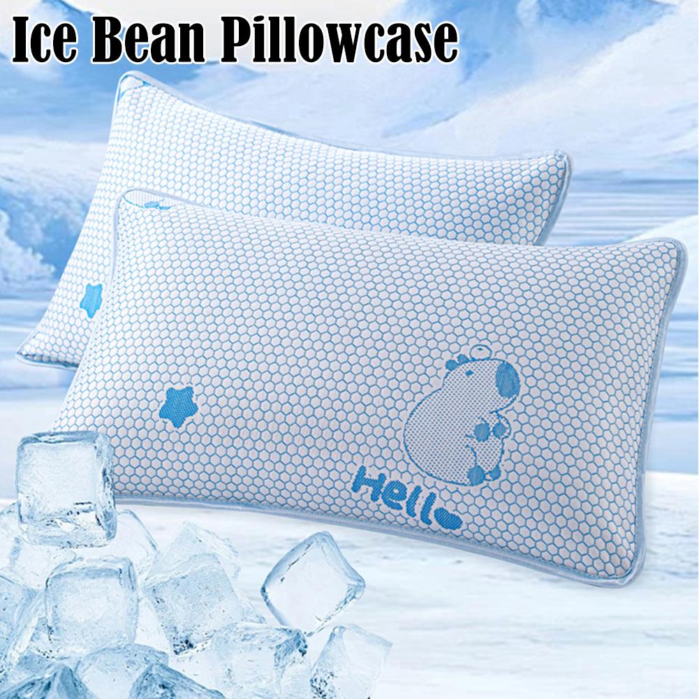 Summer Coolness Ice Silk Pillo - Satin Pillowcase Silk 评论和价格
