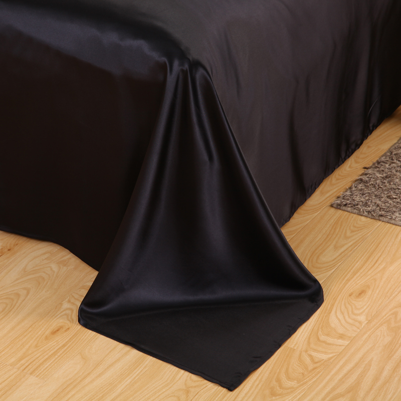 Satin Black Bedding Set With D - Satin Pillowcase Silk 评论和价格